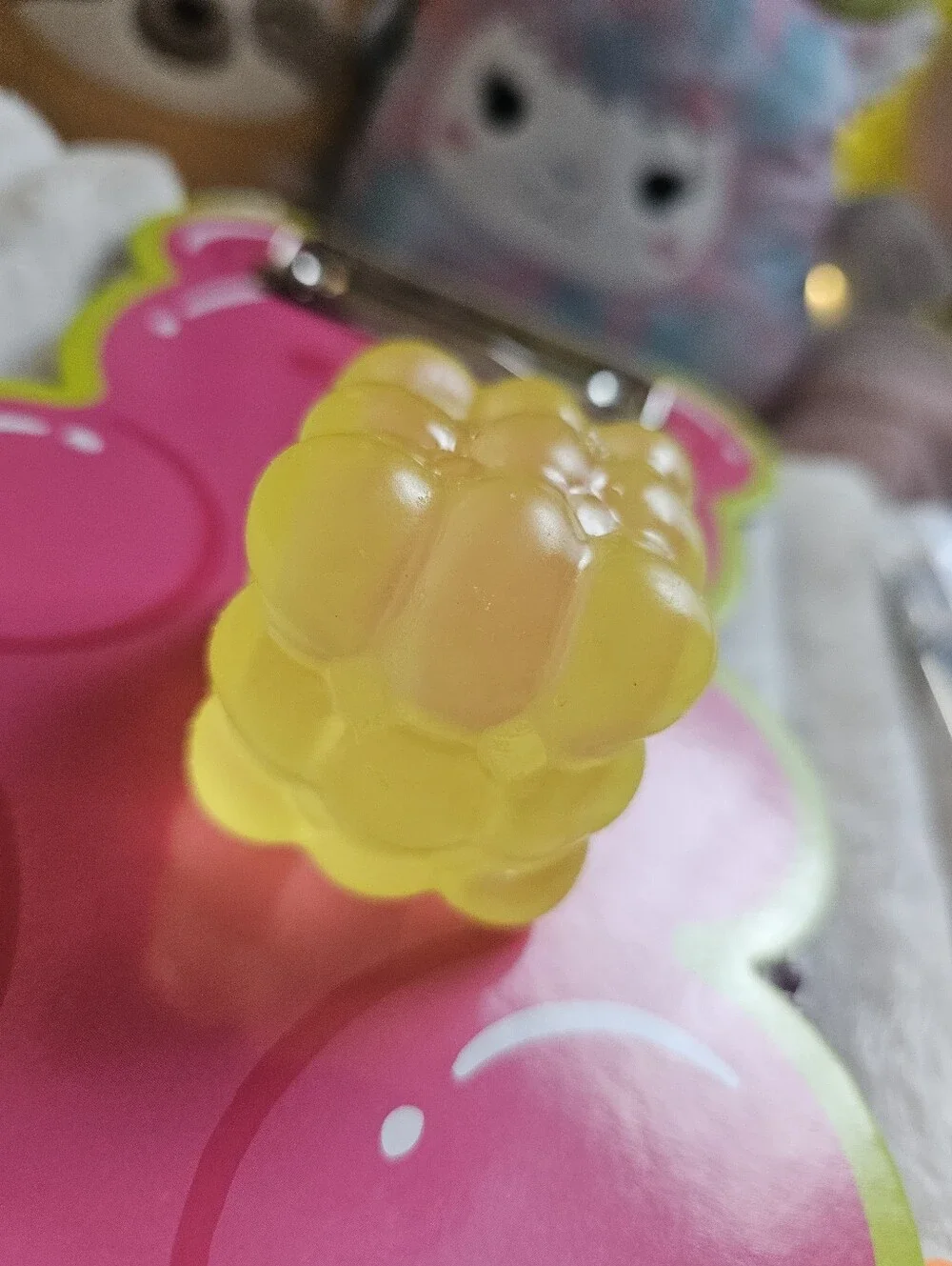 Squishy Sensory CUBE yellow